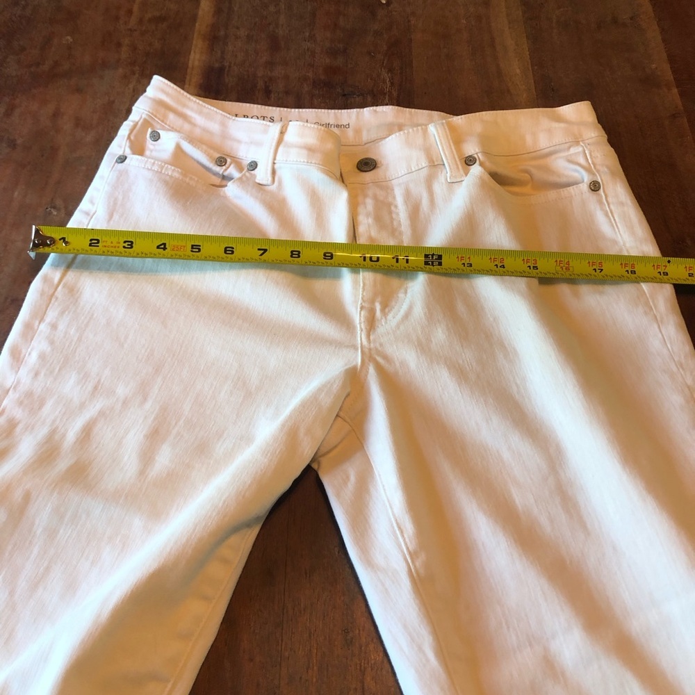 Talbots White Jeans Straight Leg  Classic Denim Design - Picture 6 of 12